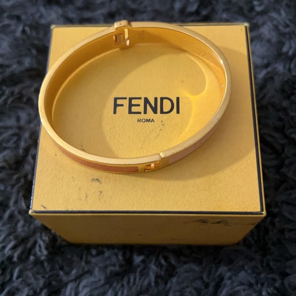 Fendi Bicolour Enamel Bracelet - Picture 8 of 9